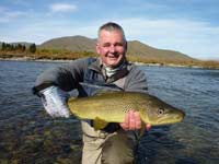 Franck with a lovely Tekapo brown trout