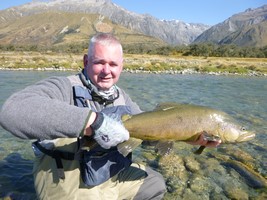 Fly fishing and catch and release for trout in New Zealand
