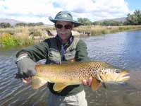 A lovely spotted brownie victim to Len's accuracy.
