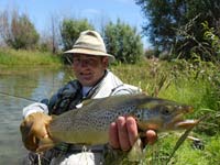 Jacques with a nice Twizel River brownie