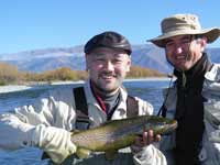 Yasu from Japan is all smiles with this catch.