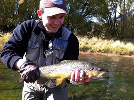 Large back country brown trout