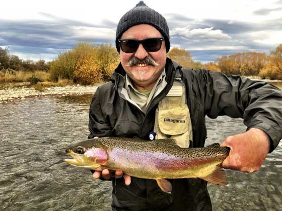 John with one of the few rainbows landed