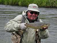 Alain with a fine brownie