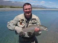 Jon from the United Kingdom, had the chance to fish New Zealand in bright sunny conditions..