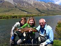 Family fishing photo