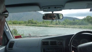 Fly fishing trout in beautiful New Zealand