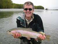 Mark with a good conditioned Tekapo rainbow.