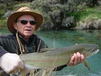 Pretty Mackenzie high country spotted rainbow.