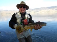 Fishing Lake Benmore for brown trout