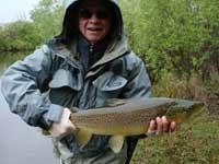 Battling freezing conditions on opening day of the fishing season.