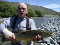 River fishing in New Zealand.