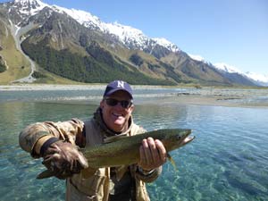 Large New Zealand back country trout
