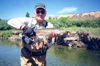 Alan Campbell can help you find the right fishing holes to hook a large trout.